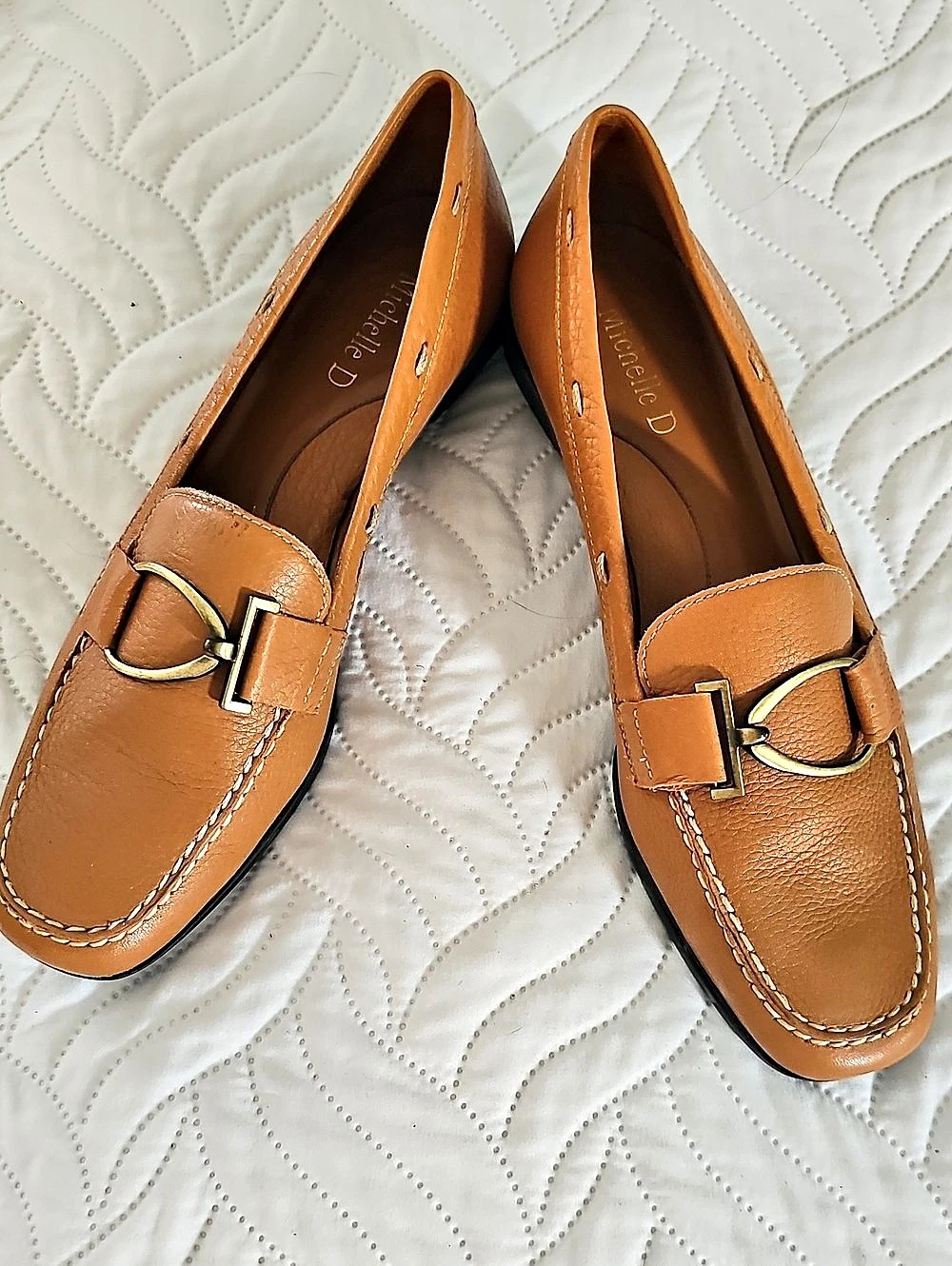 Michelle D Brown Loafer Mules